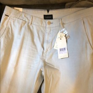 Light blue scotch and soda chino pants